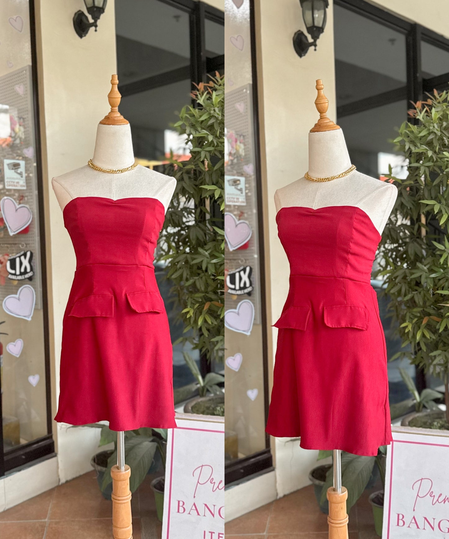 Red Tube Dress