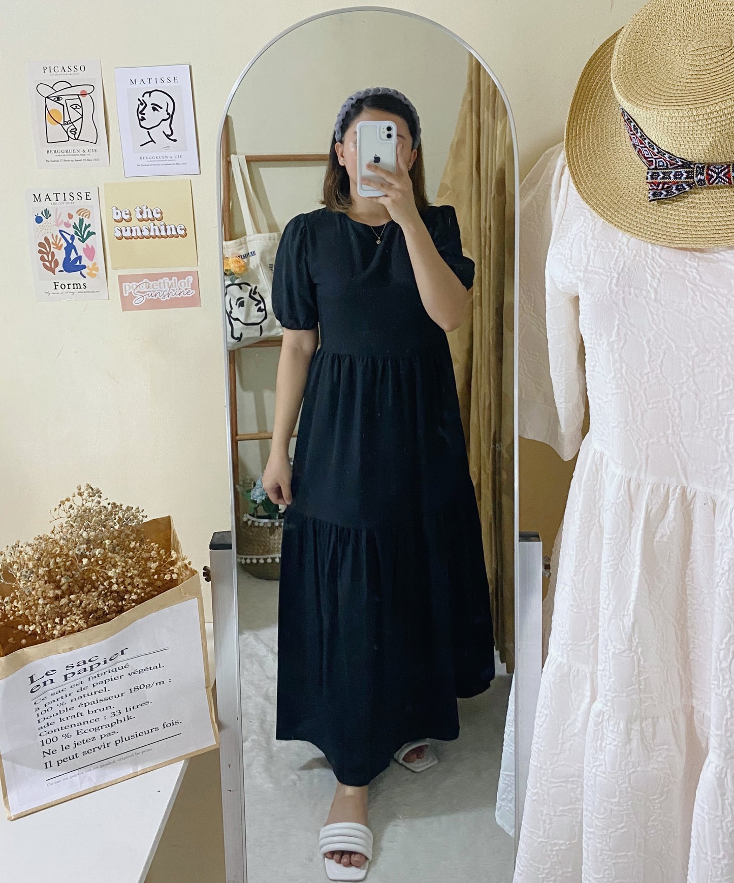 Maxi Puff Dress
