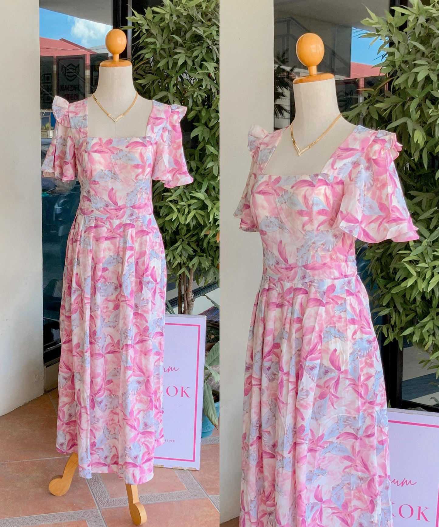 Vietnam Padded Maxi Dress