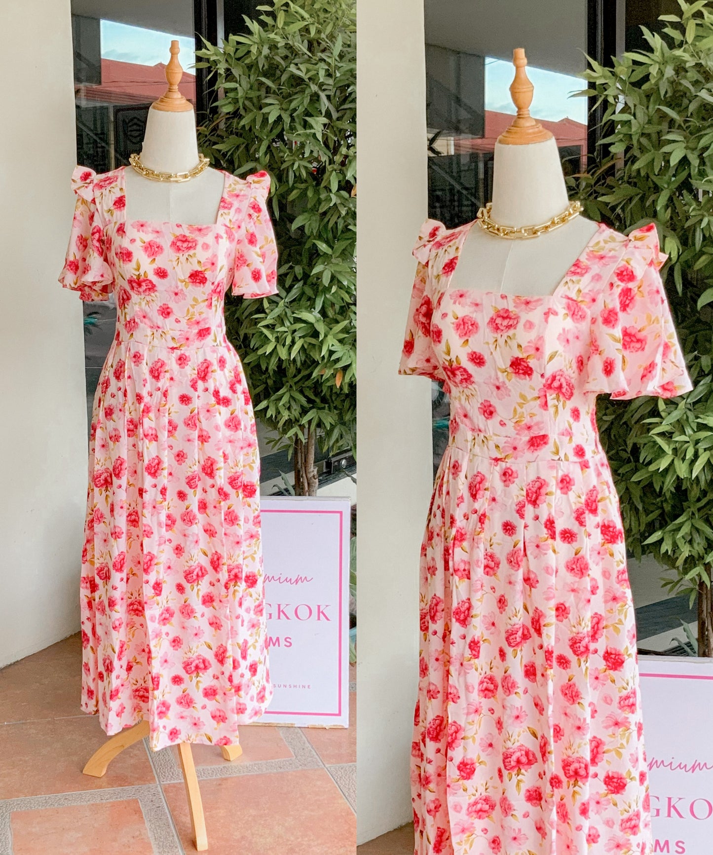 Vietnam Padded Maxi Dress