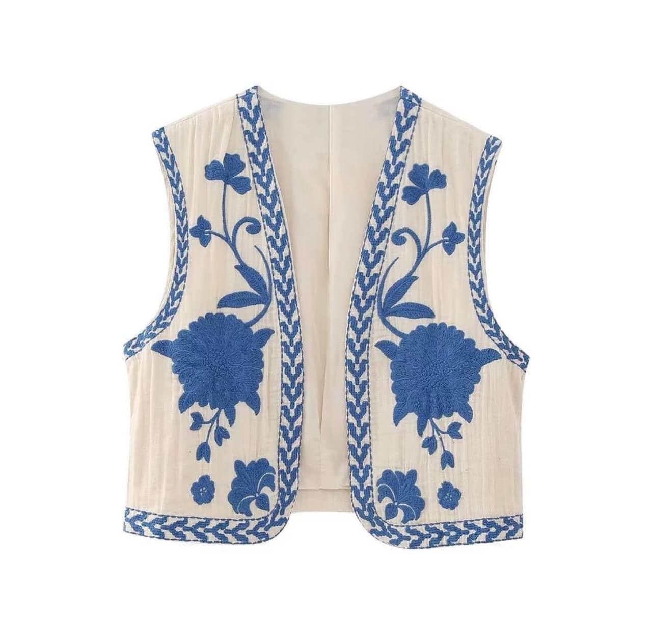 Embroidered Vest