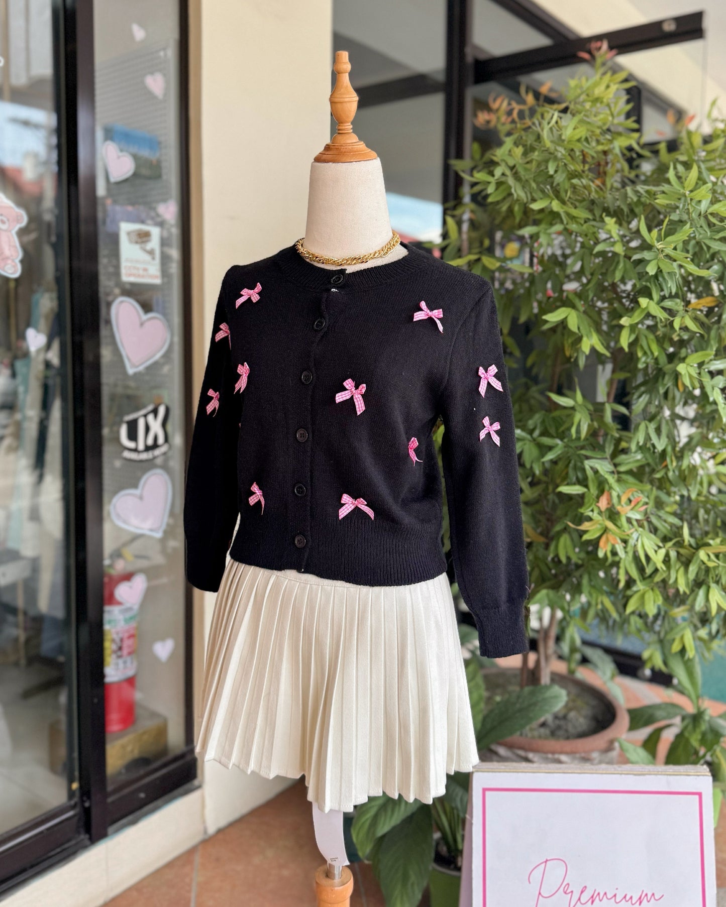 Ribbon Cardigan