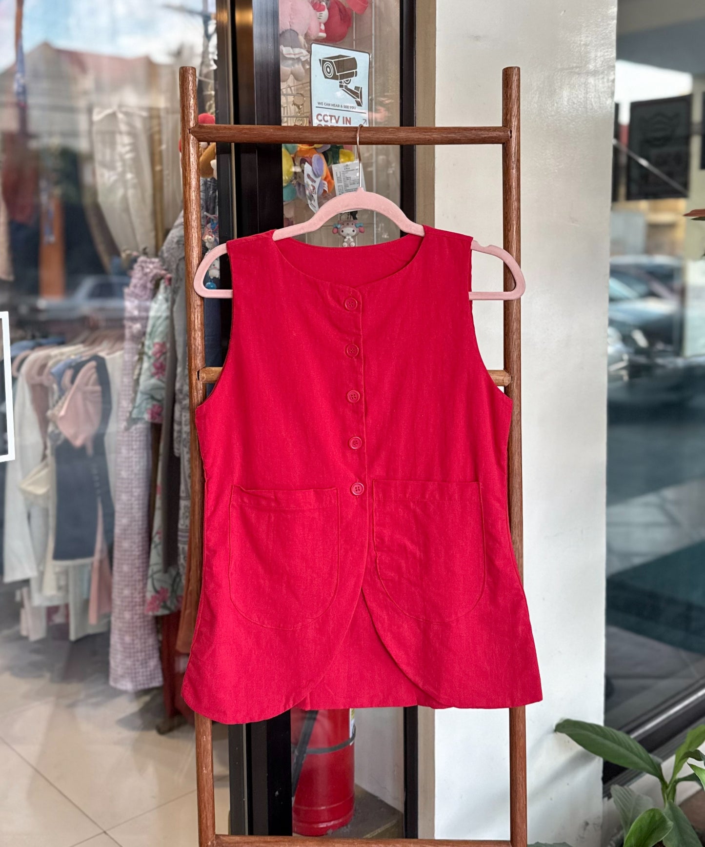 Buttoned Top