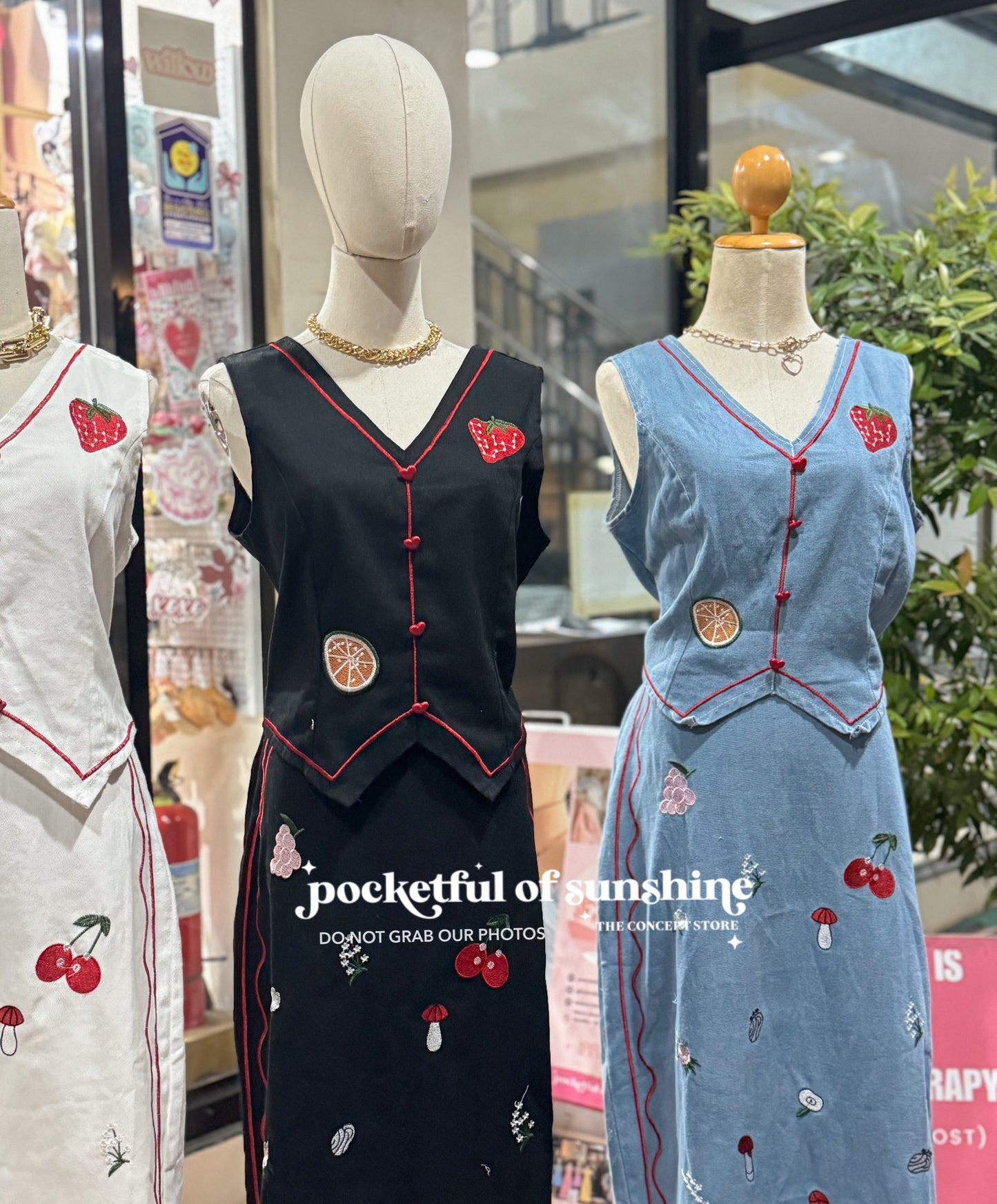 Lona Vest Denim Coordinates