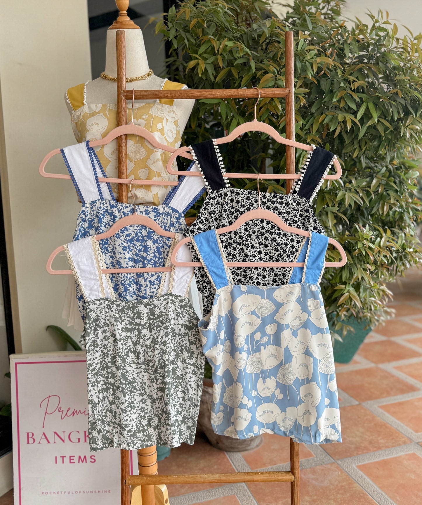 Tassel Floral Top