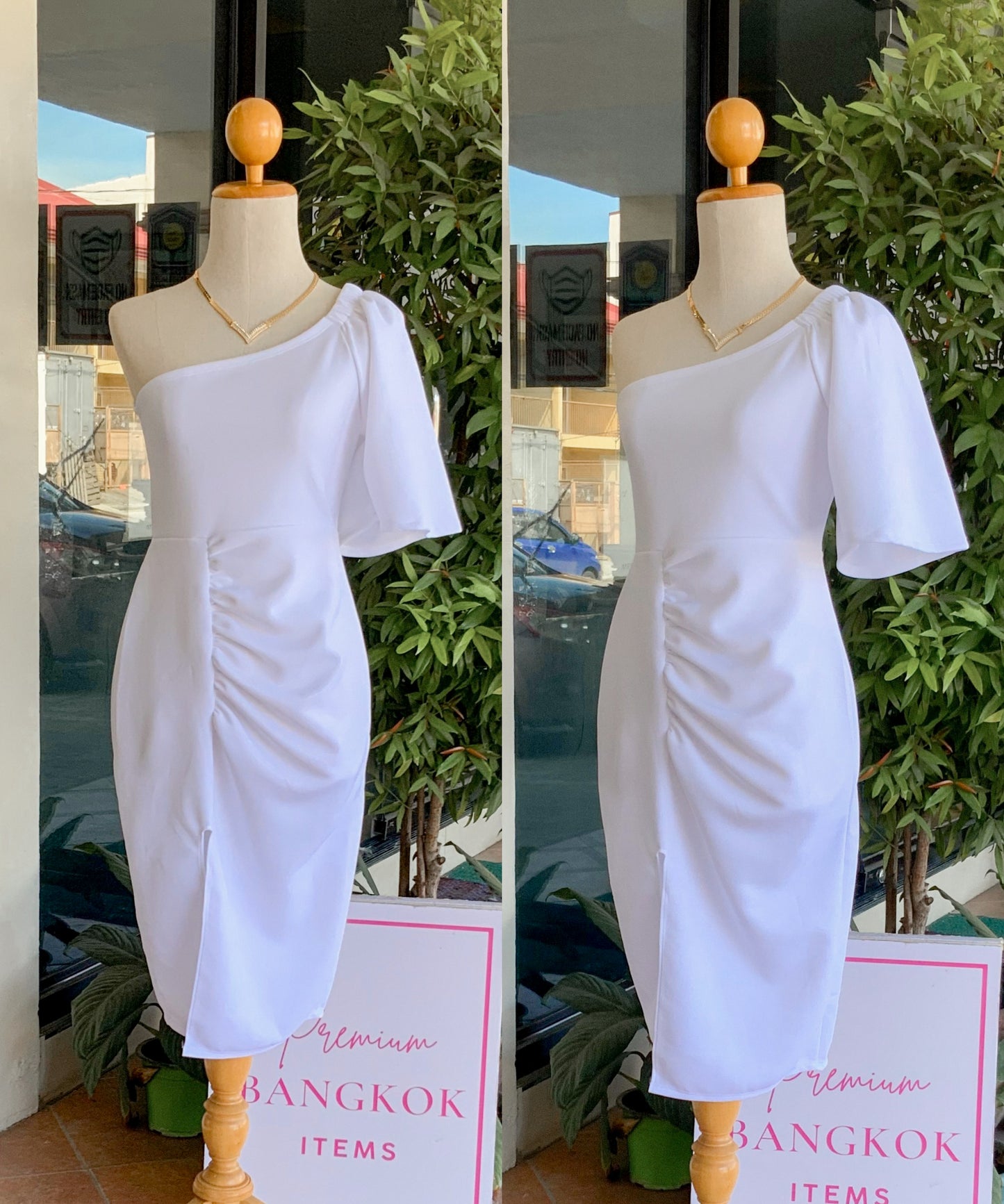 White Formal Dress (Plus size)