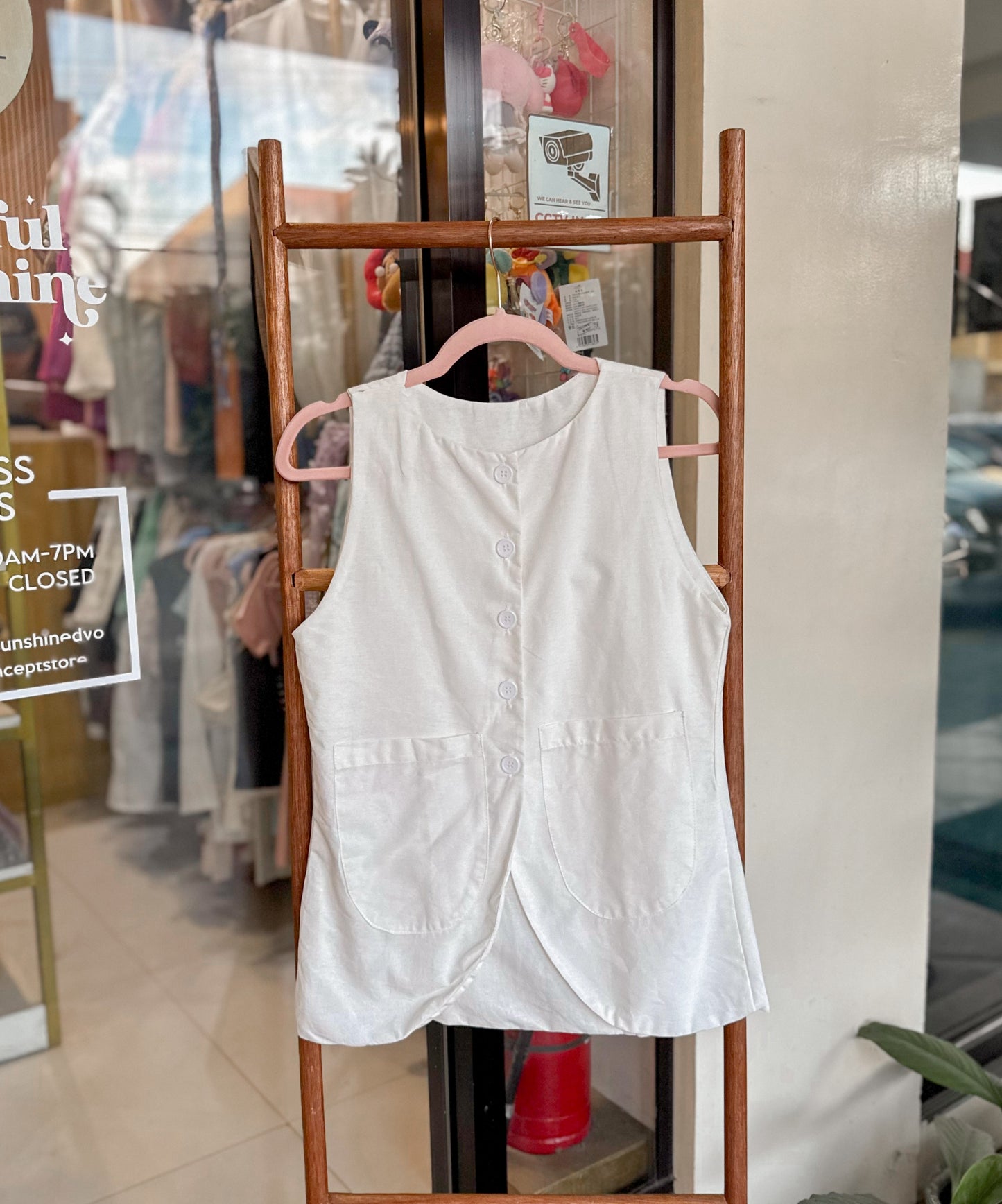 Buttoned Top