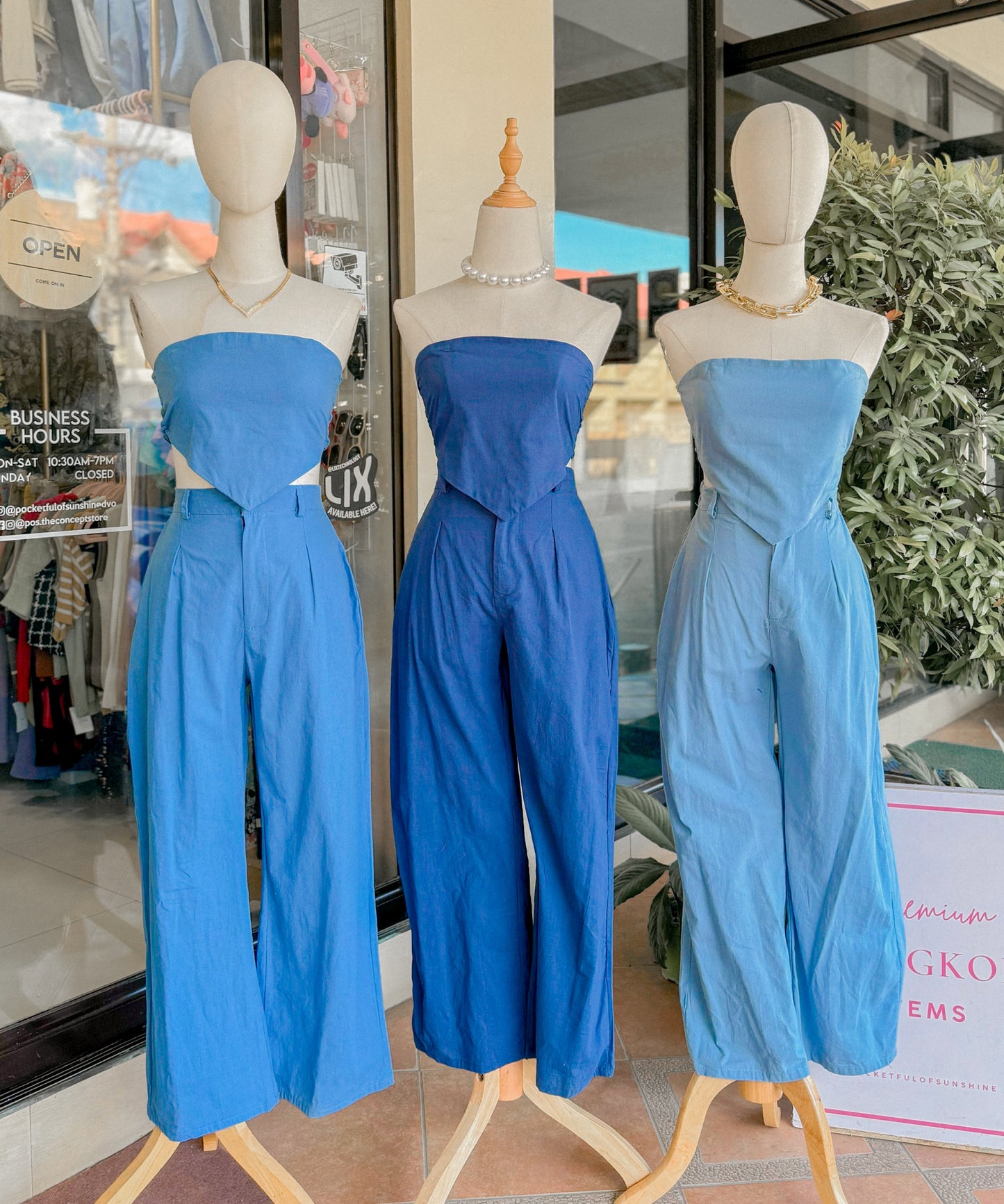 Tube Linen Pants Coordinates