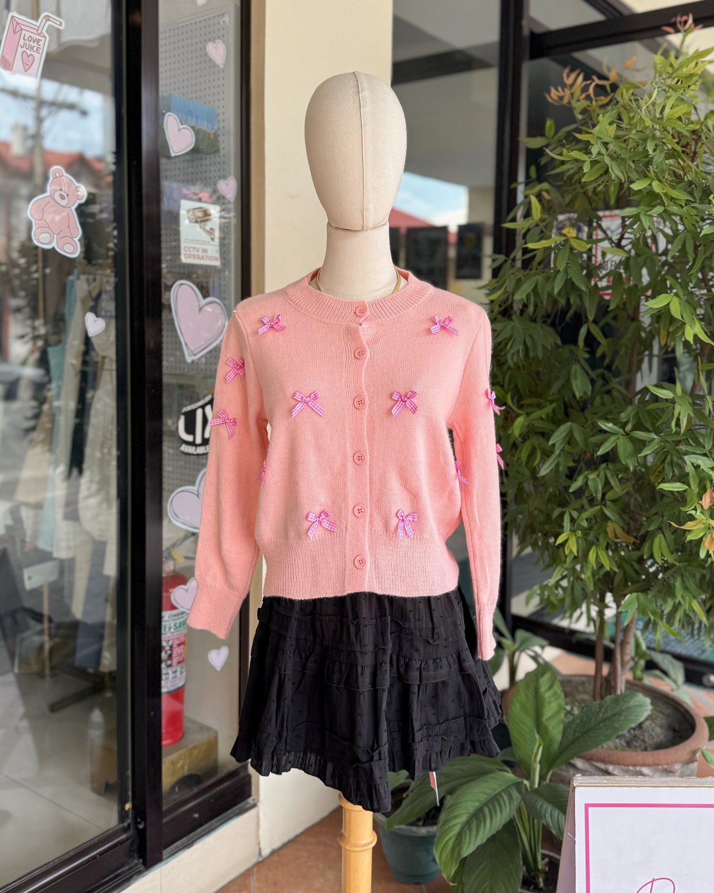 Ribbon Cardigan