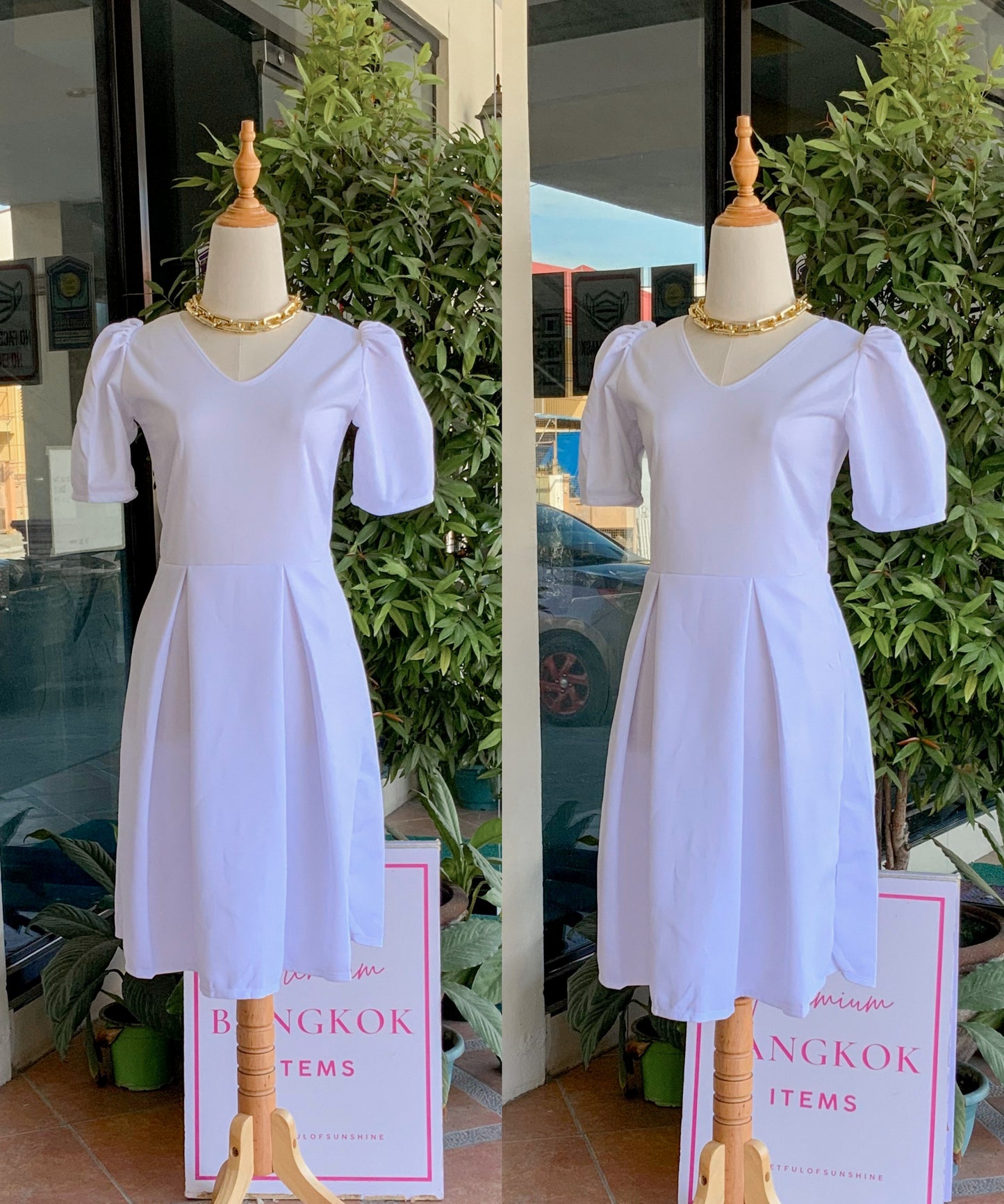 White Formal Dress (Plus size)