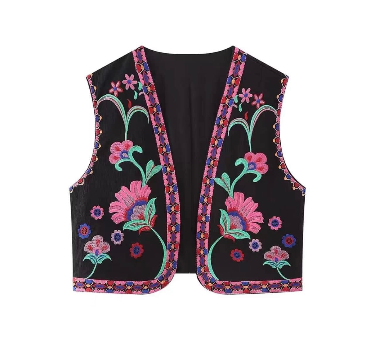 Embroidered Vest