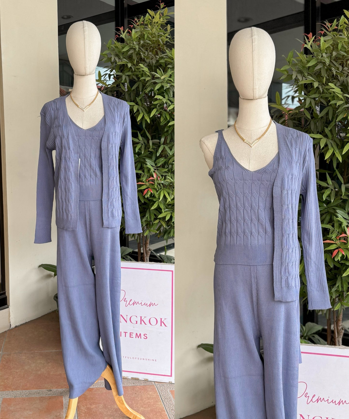 3n1 Knitted Pants Coordinates