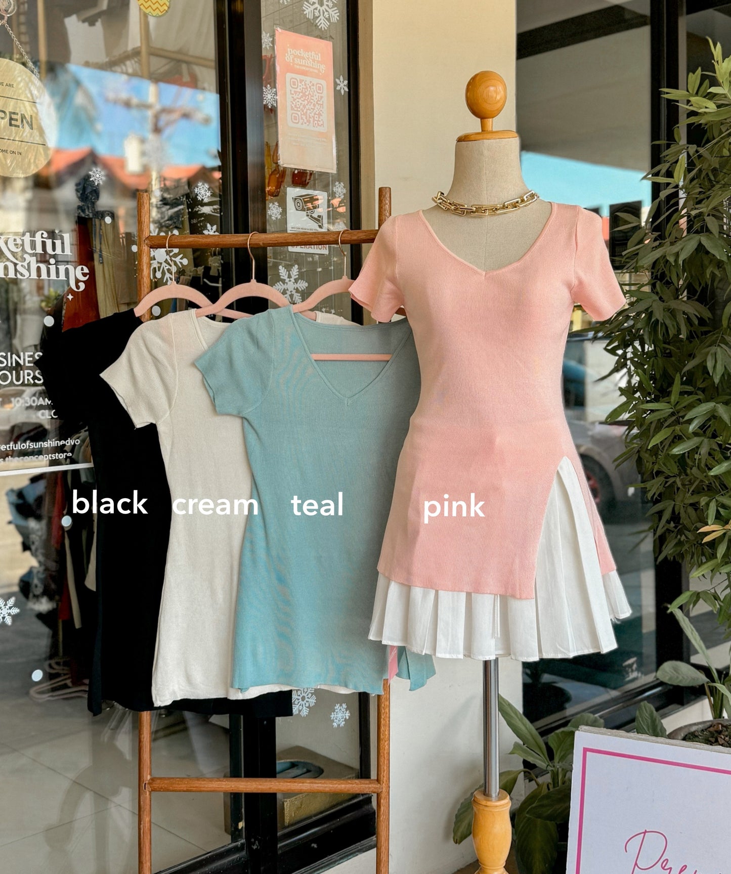 V-neck Knitted Top