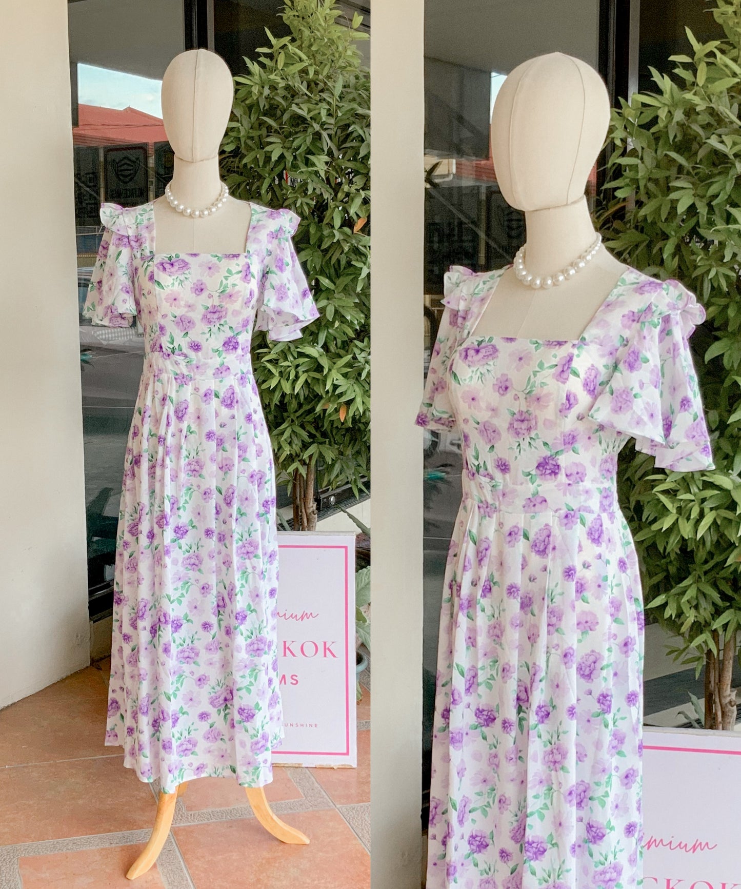 Vietnam Padded Maxi Dress