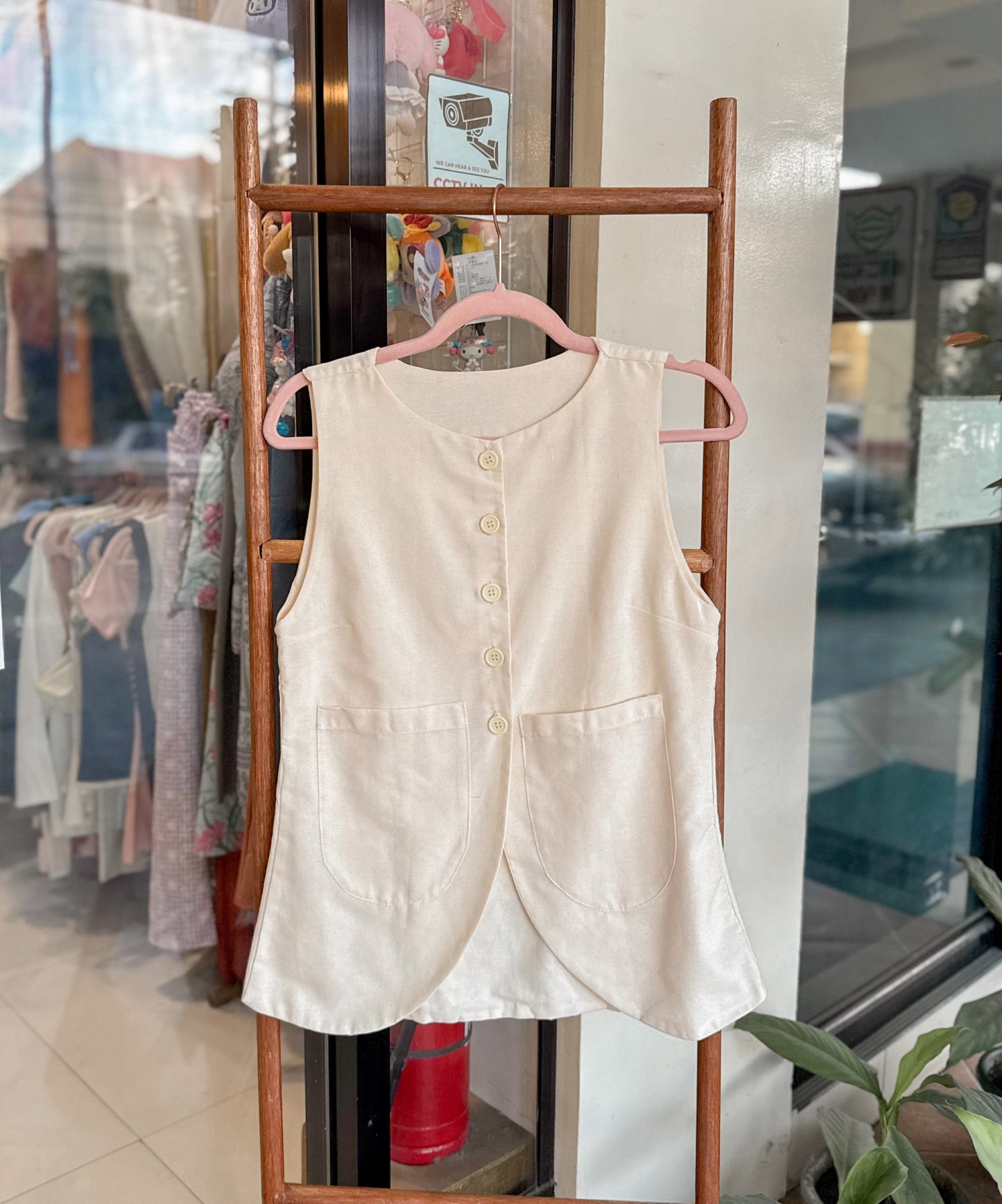 Buttoned Top