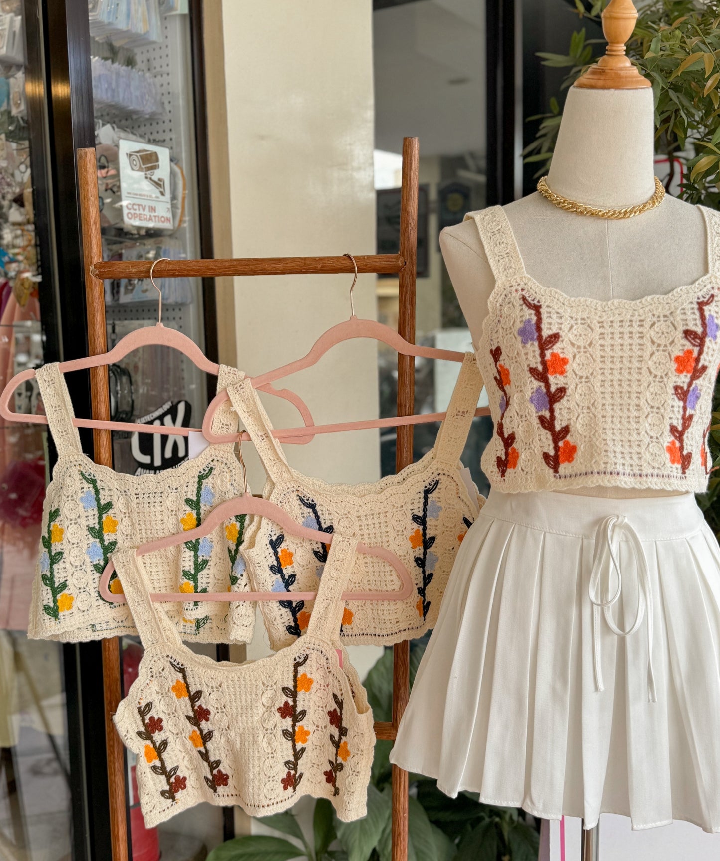 Crochet Knit Tank Top