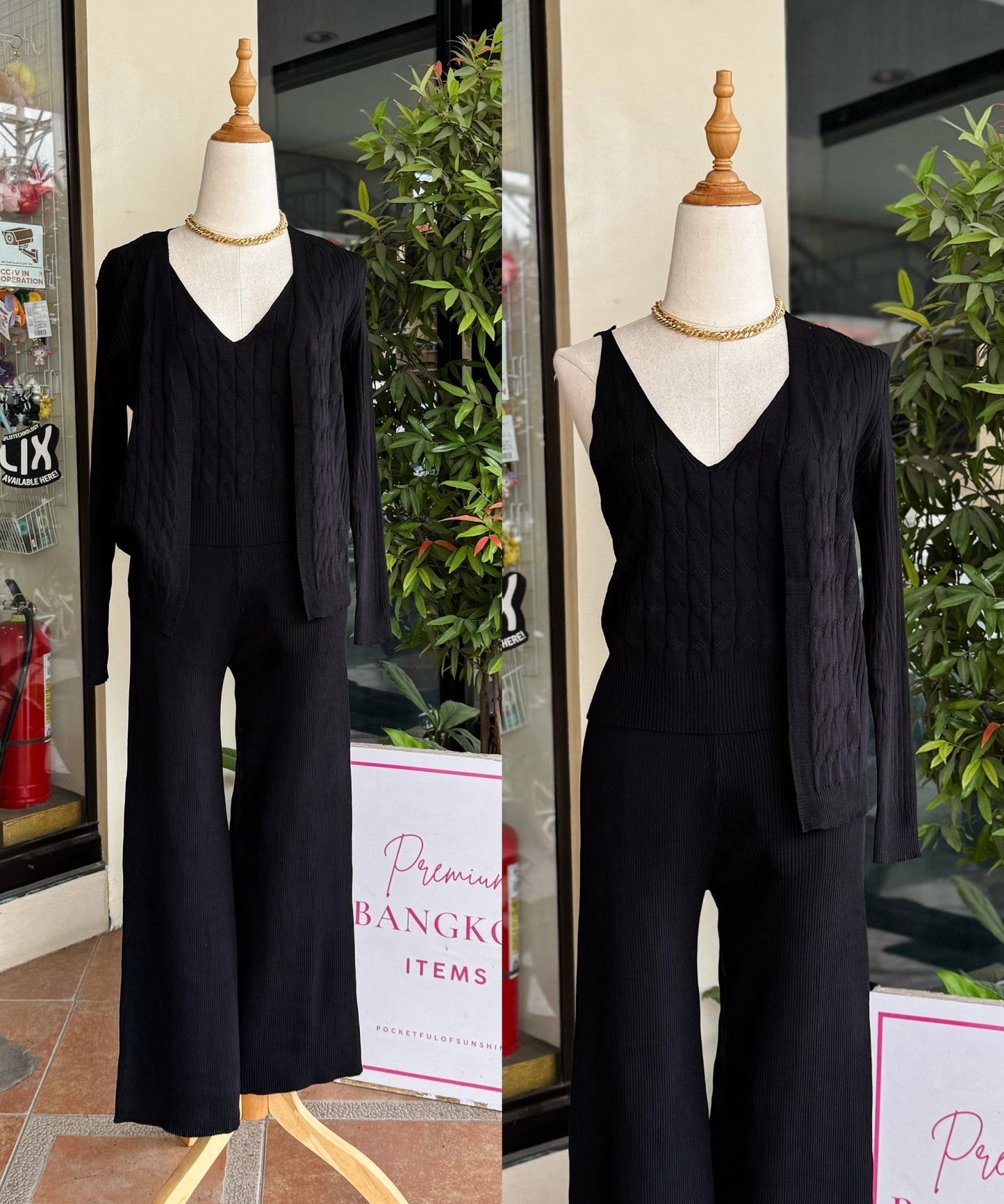 3n1 Knitted Pants Coordinates