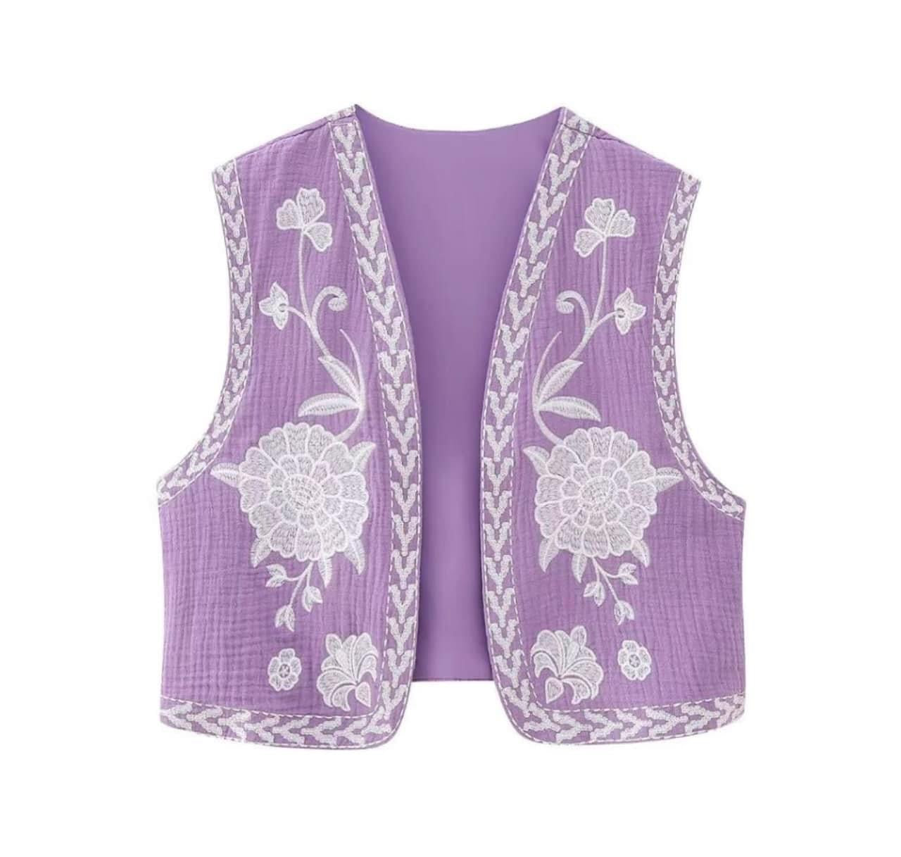 Embroidered Vest