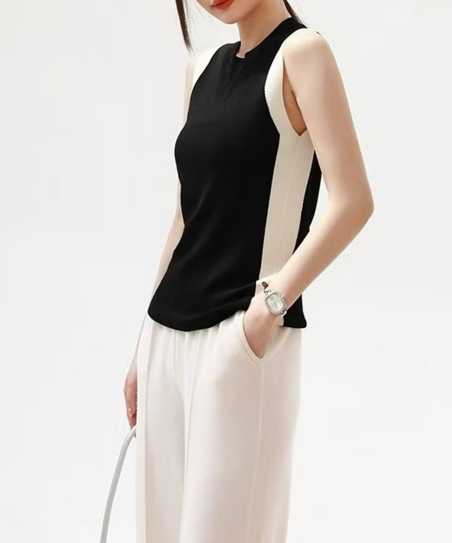BW Knitted Basic Top