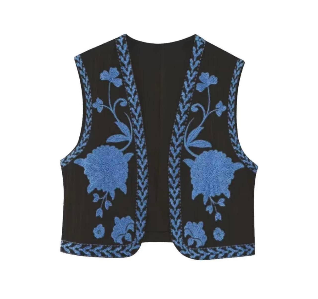 Embroidered Vest
