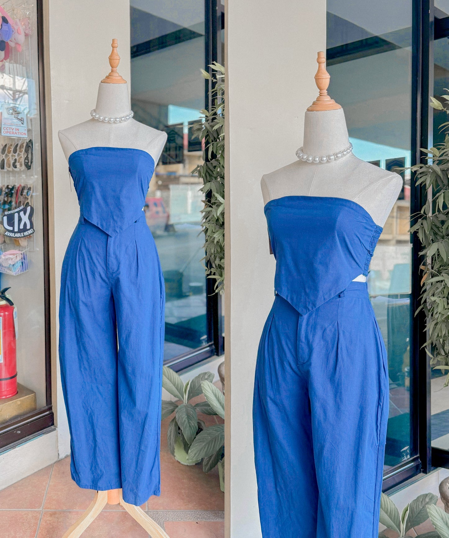Tube Linen Pants Coordinates