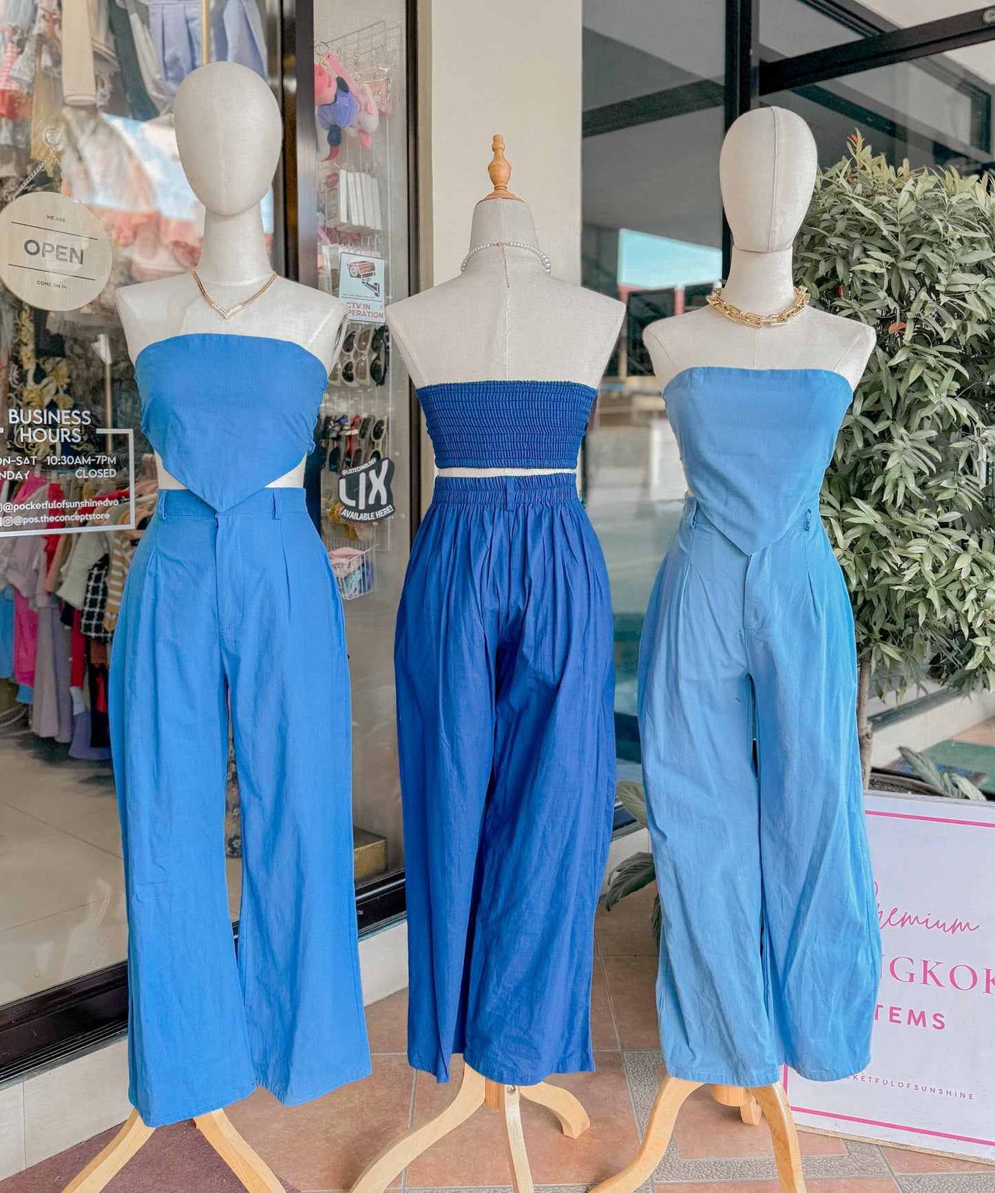 Tube Linen Pants Coordinates