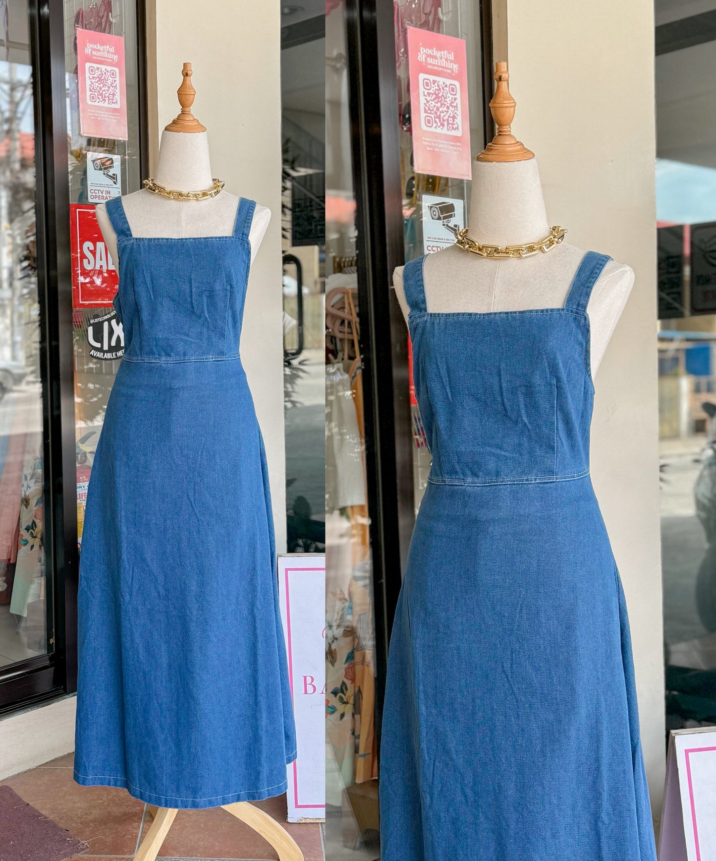 Denim Maxi Dress