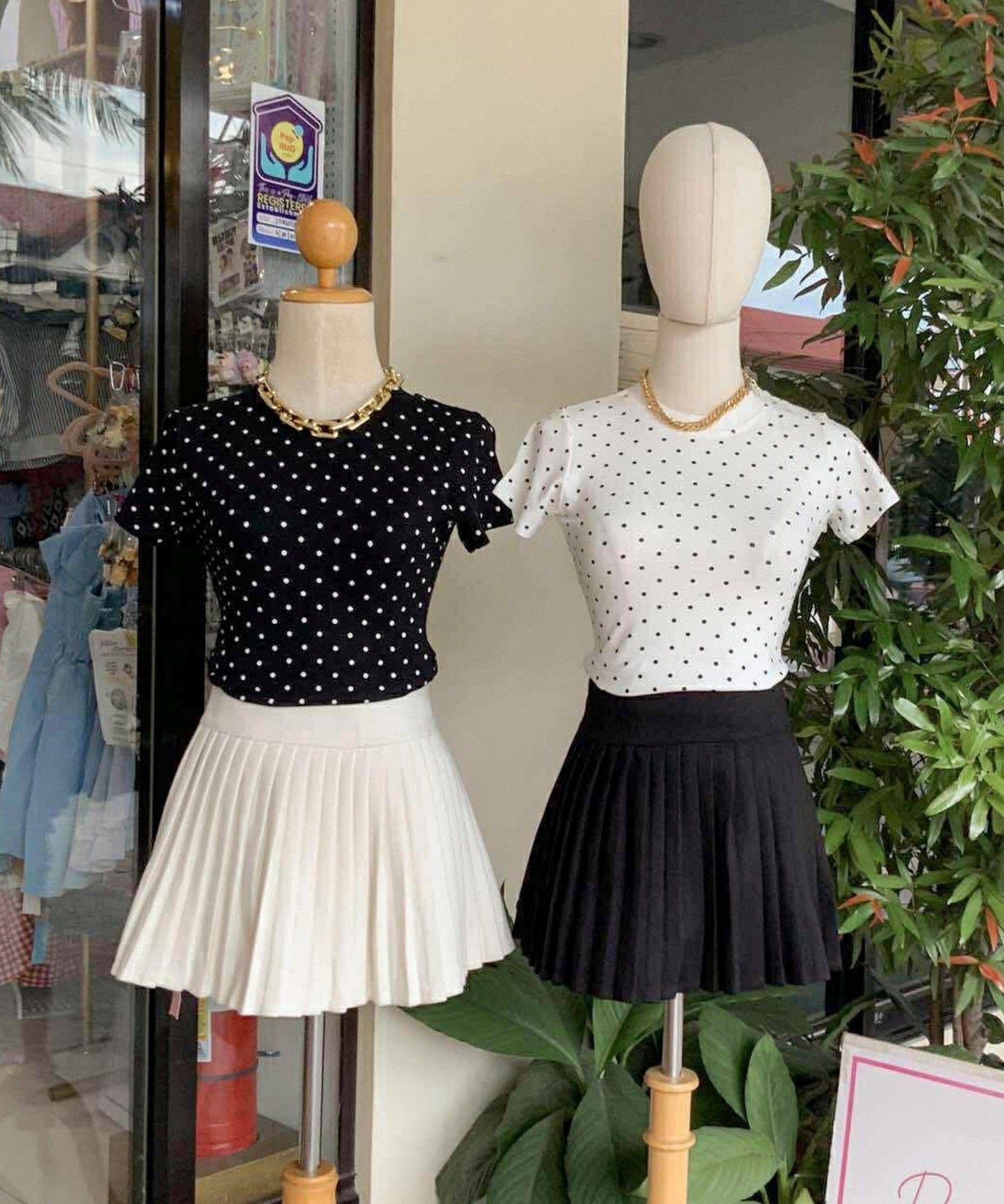 Polka Baby Tee Top