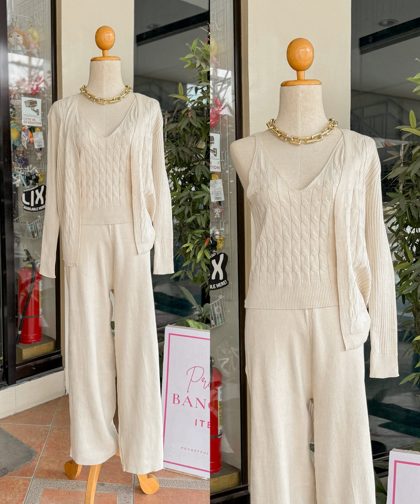 3n1 Knitted Pants Coordinates