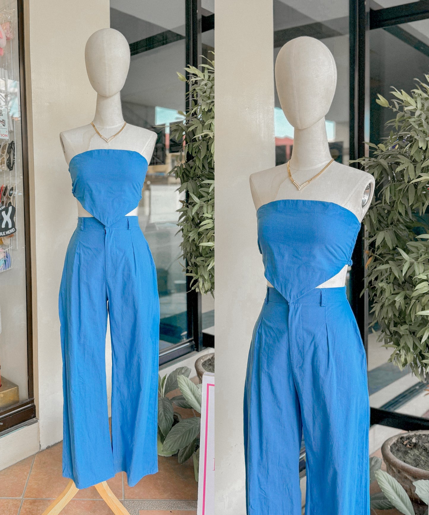 Tube Linen Pants Coordinates