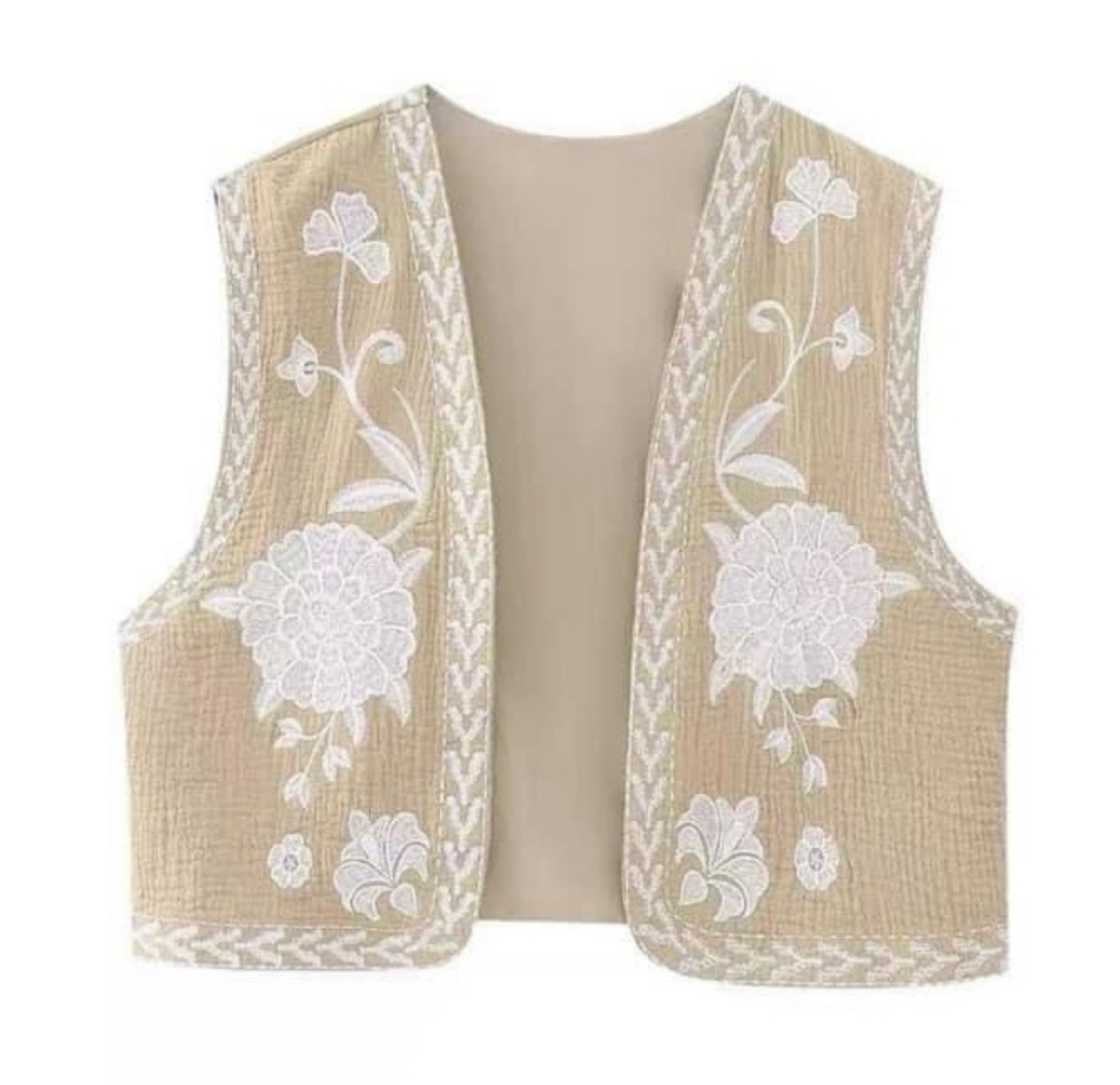 Embroidered Vest