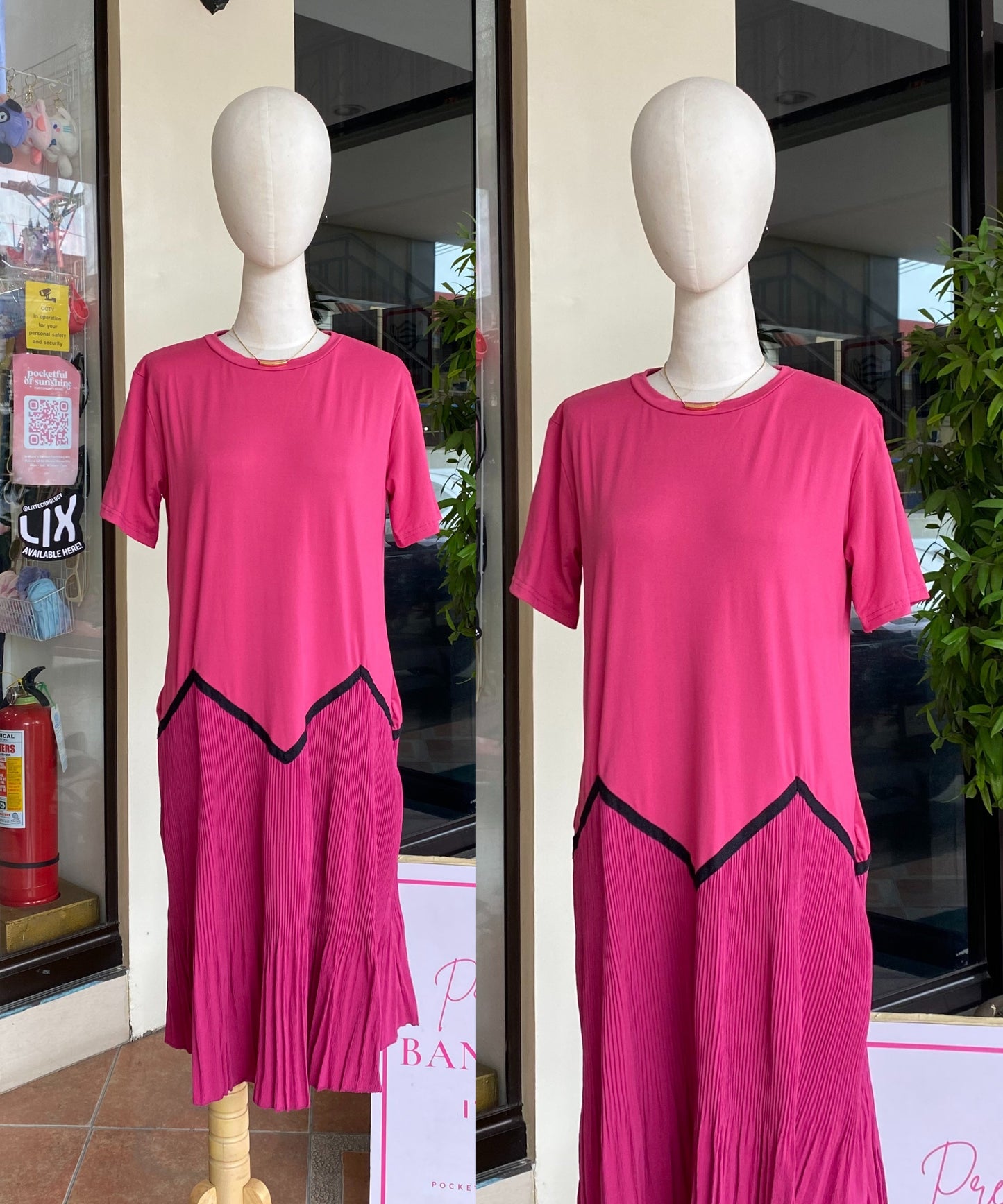 Shirt Pleated Dress