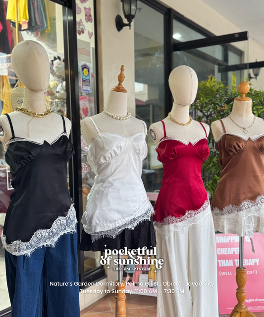 Lacey Satin Cami Top