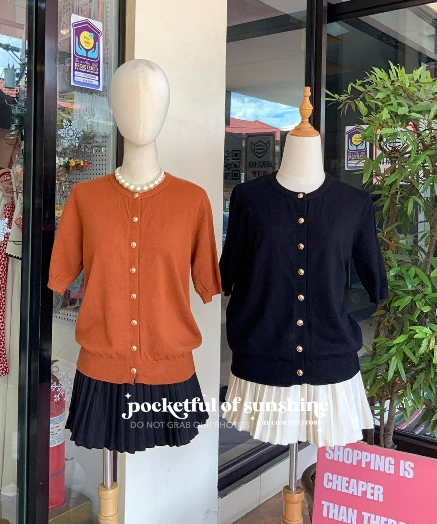 Premium Plus size Knitted Buttondown Top