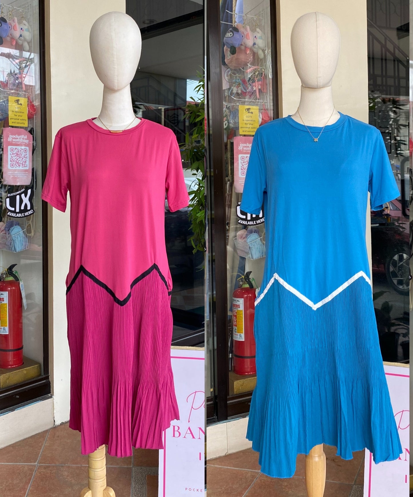 Shirt Pleated Dress
