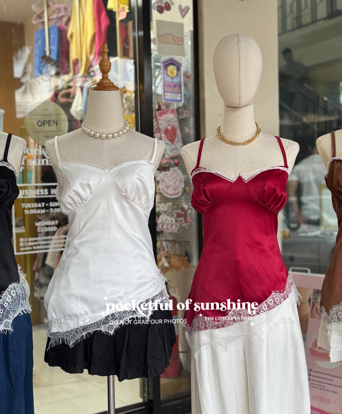 Lacey Satin Cami Top