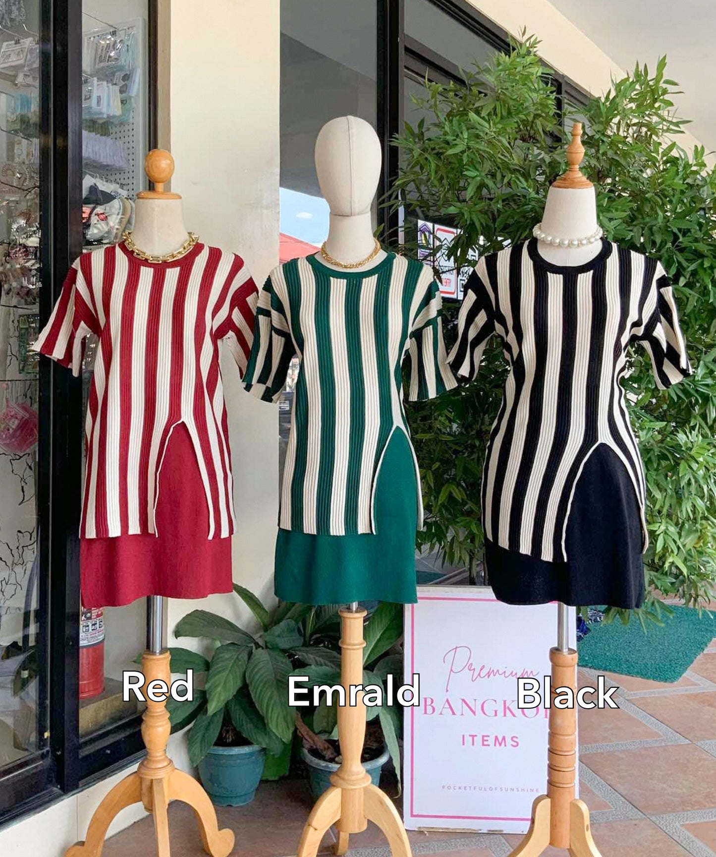 Varsity Knitted Skirt Coordinates