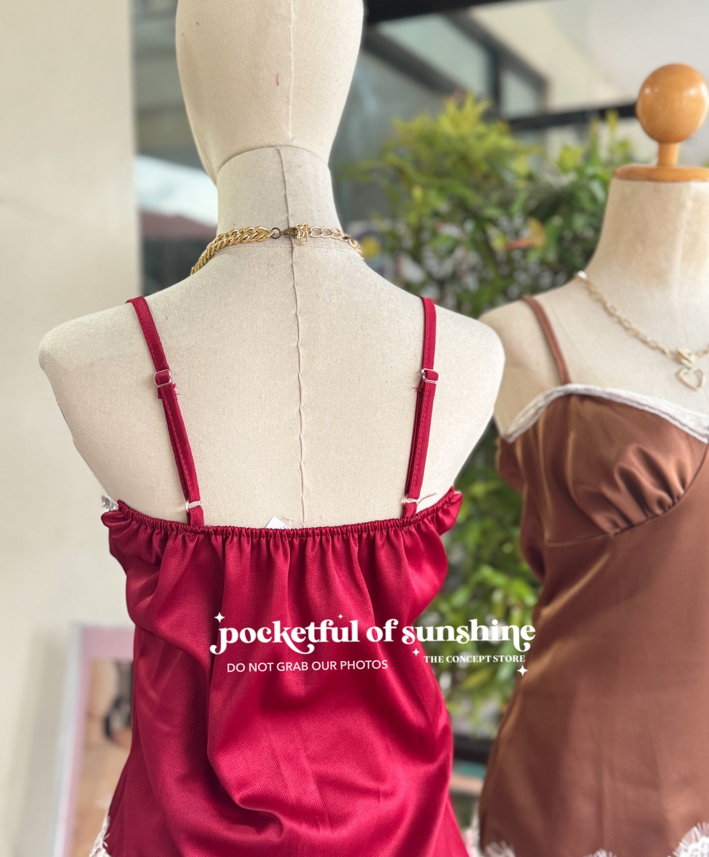 Lacey Satin Cami Top