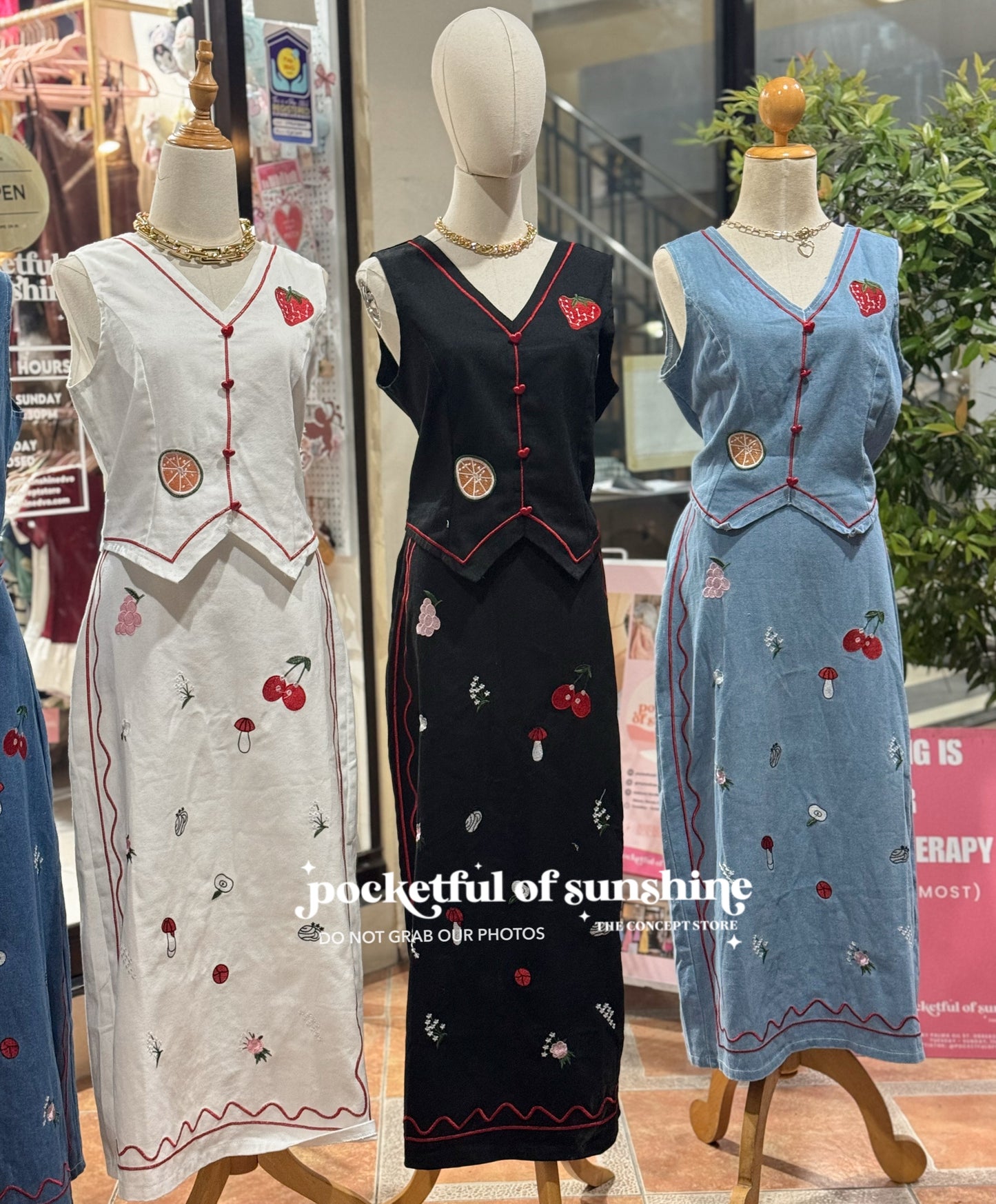 Lona Vest Denim Coordinates