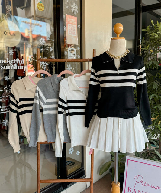 Zippered Pullover Top