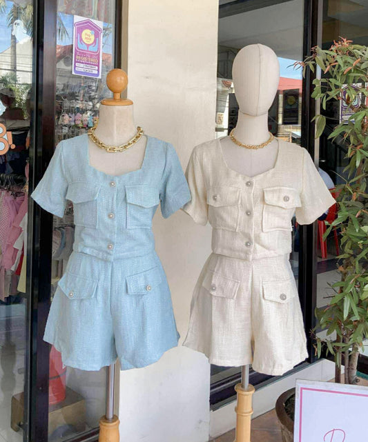 Tweed Shorts Coordinates