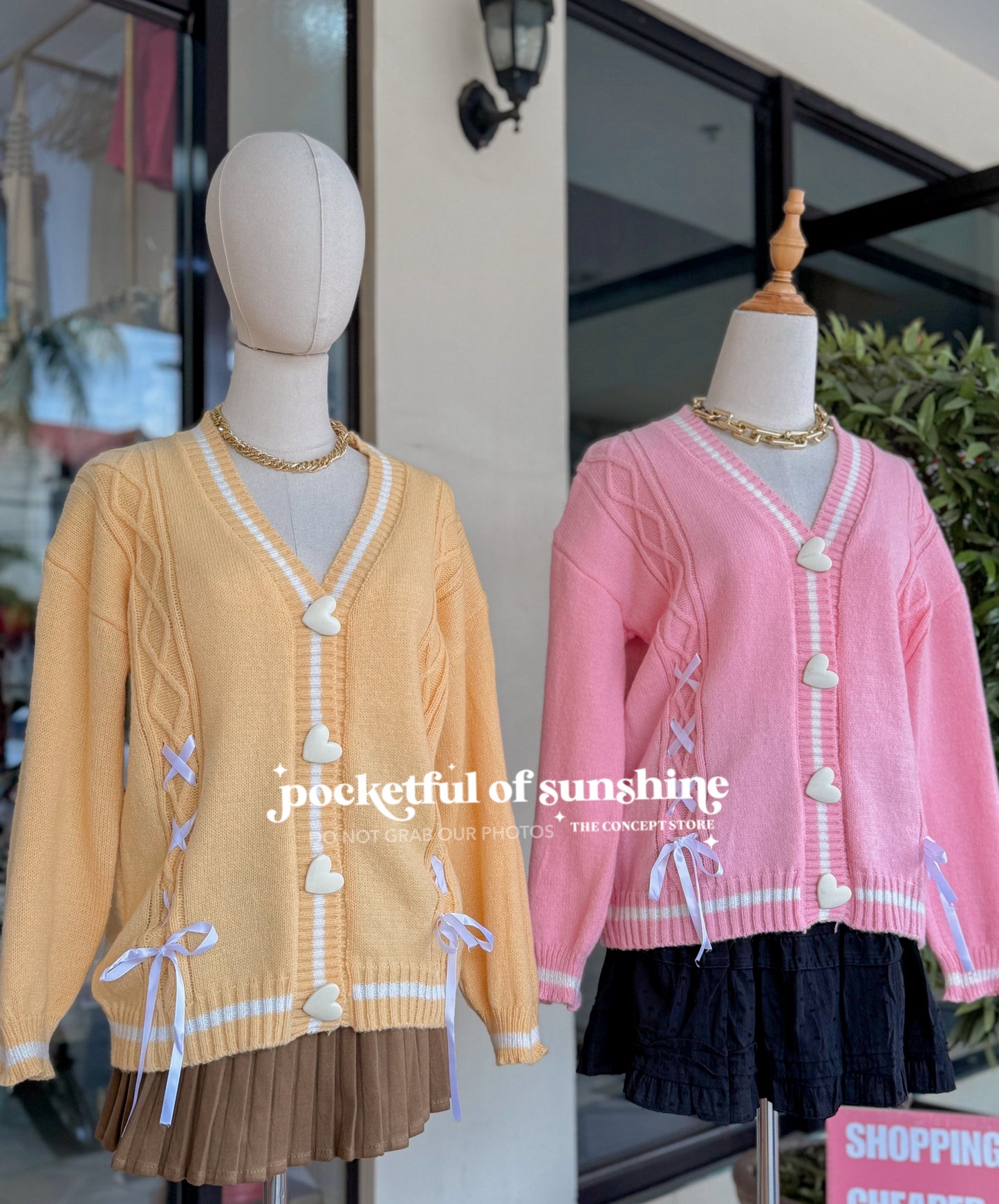 Heart Knitted Cardigan