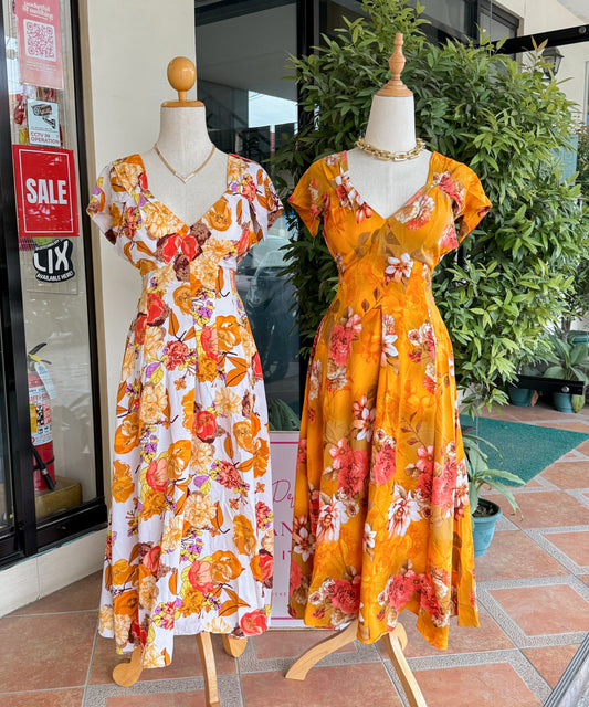 Padded V Dress