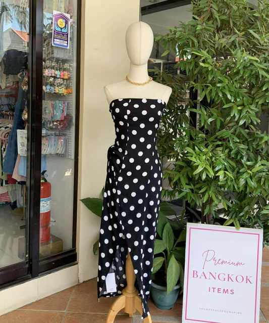 Maxine Polka Tube Dress