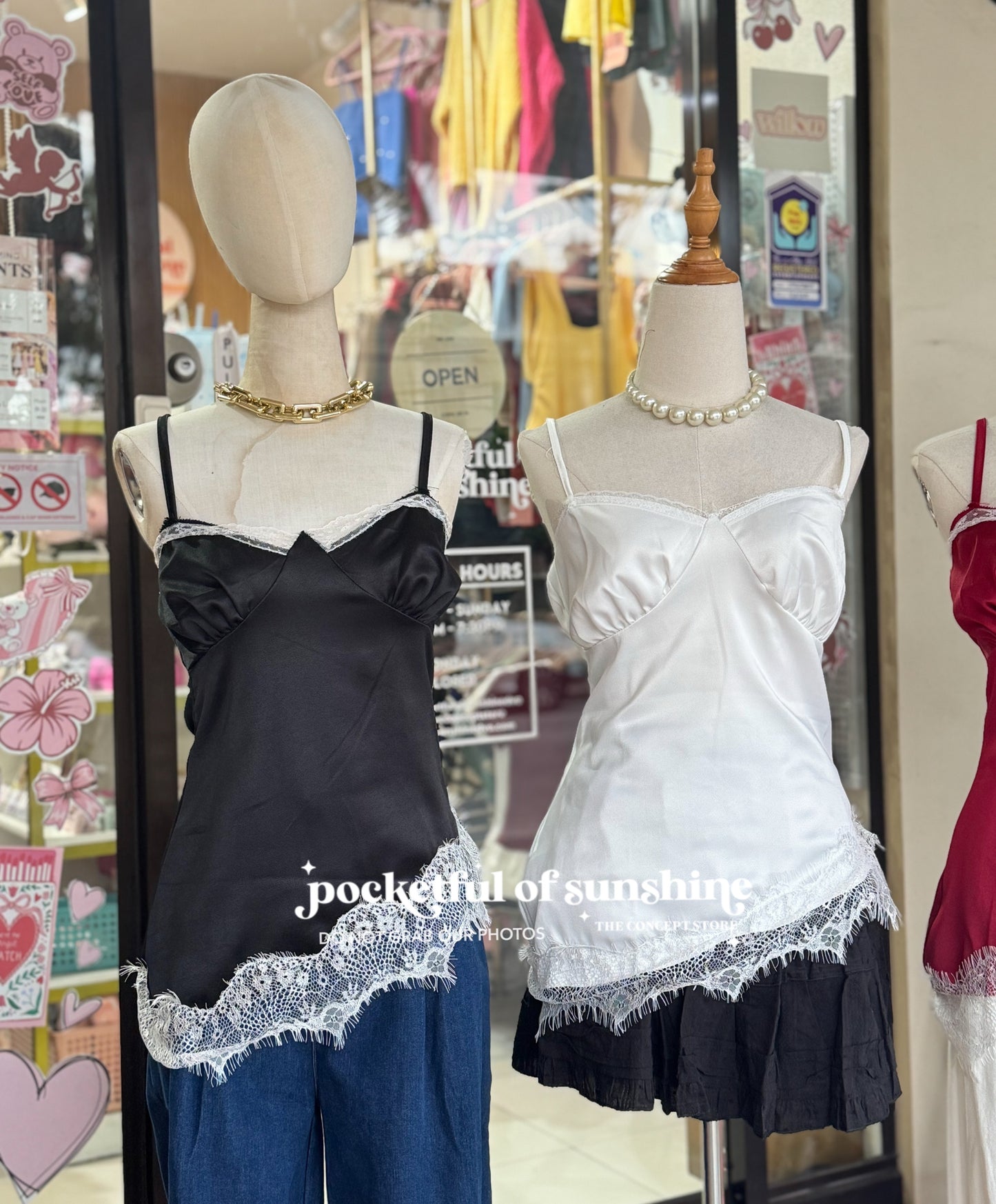 Lacey Satin Cami Top