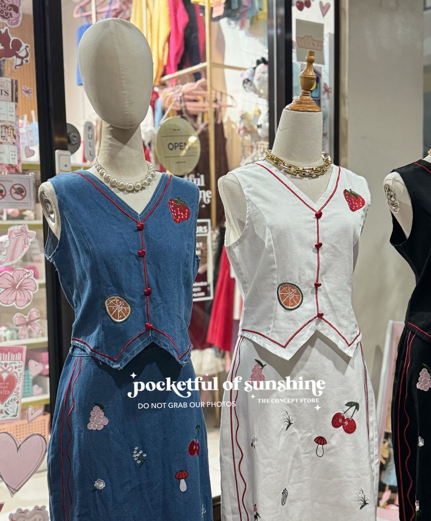 Lona Vest Denim Coordinates