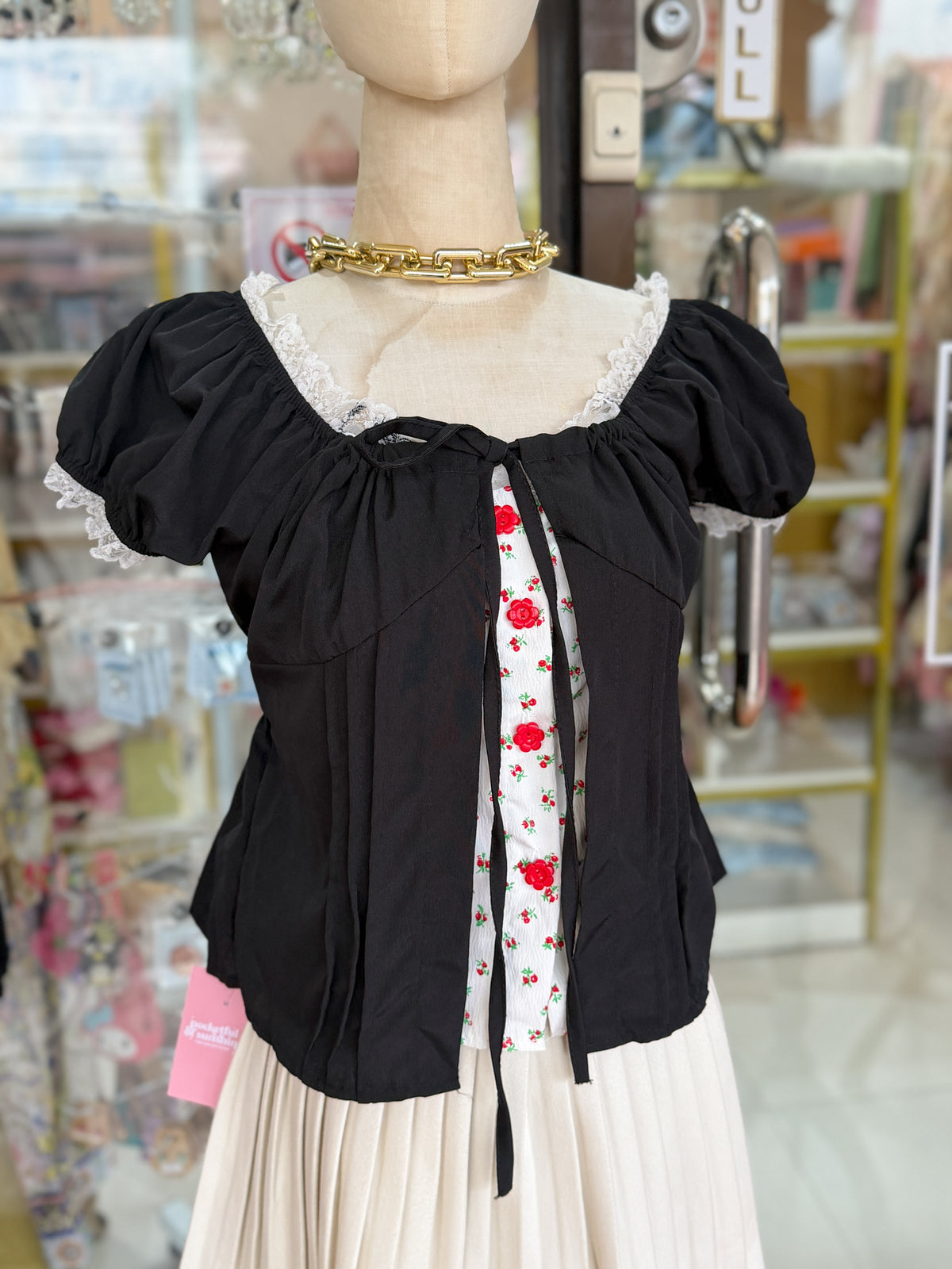 Celine Puff Top