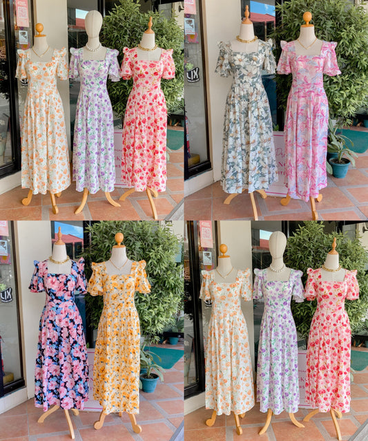 Vietnam Padded Maxi Dress