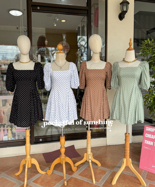 Polka Puff Dress