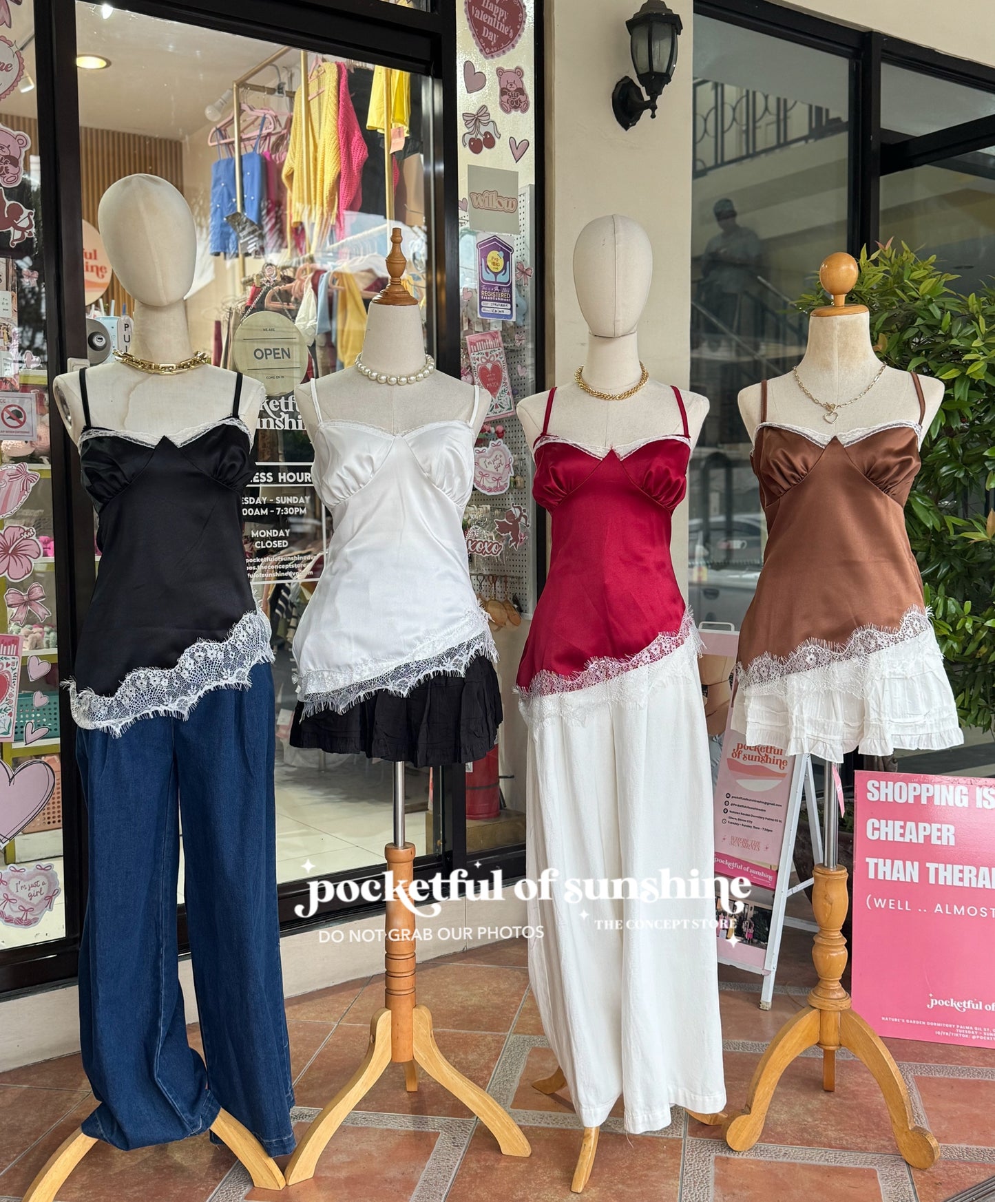 Lacey Satin Cami Top